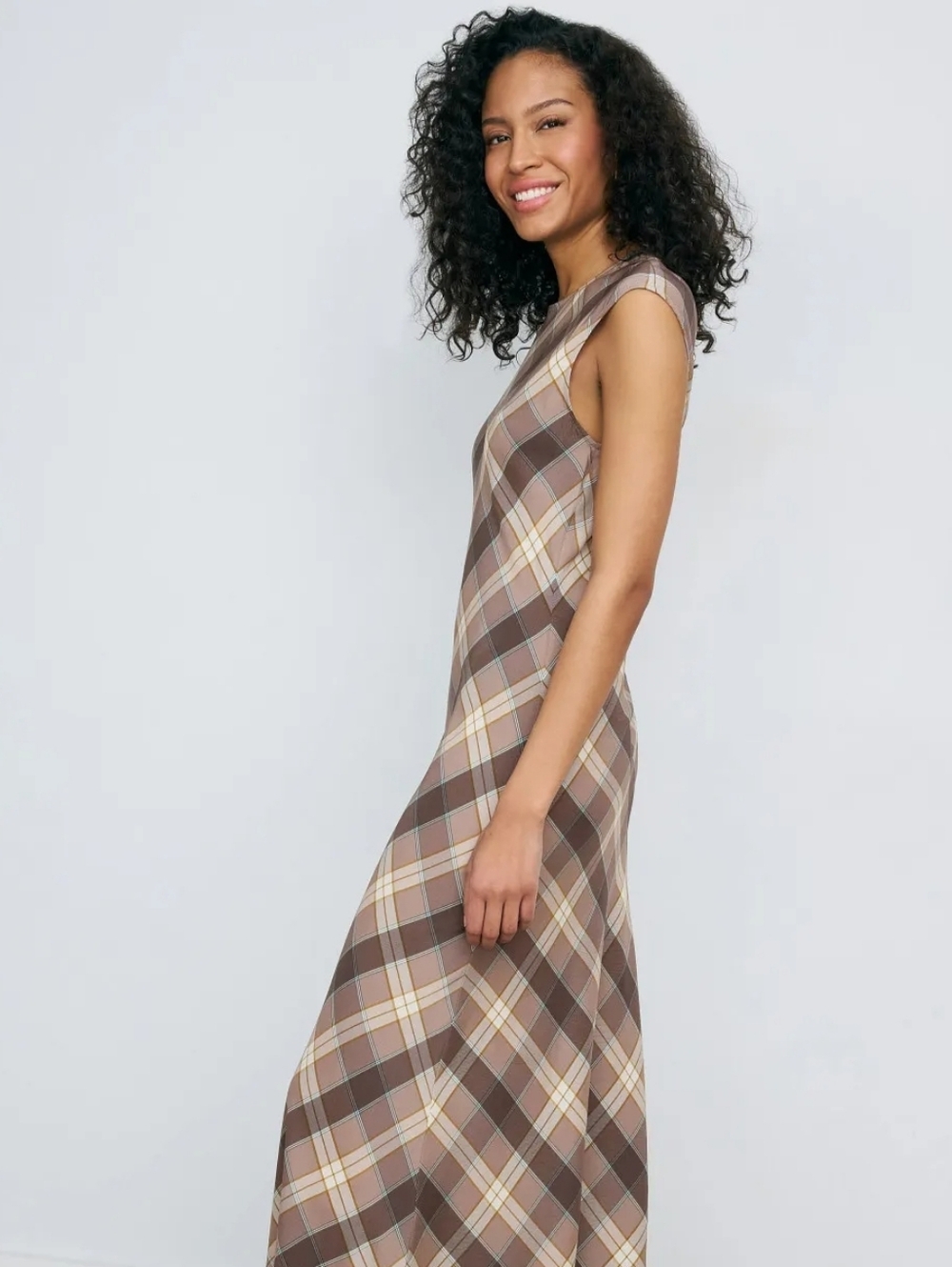ARGENT 100% SILK MINIMAL BIAS DRESS SIZE XL MSRP $475 - Picture 2 of 15